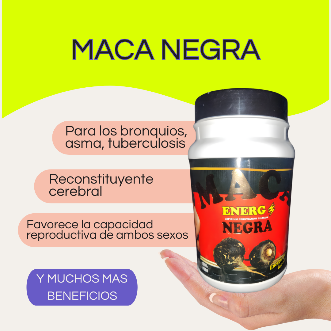 🌱 Maca Negra 100% Natural