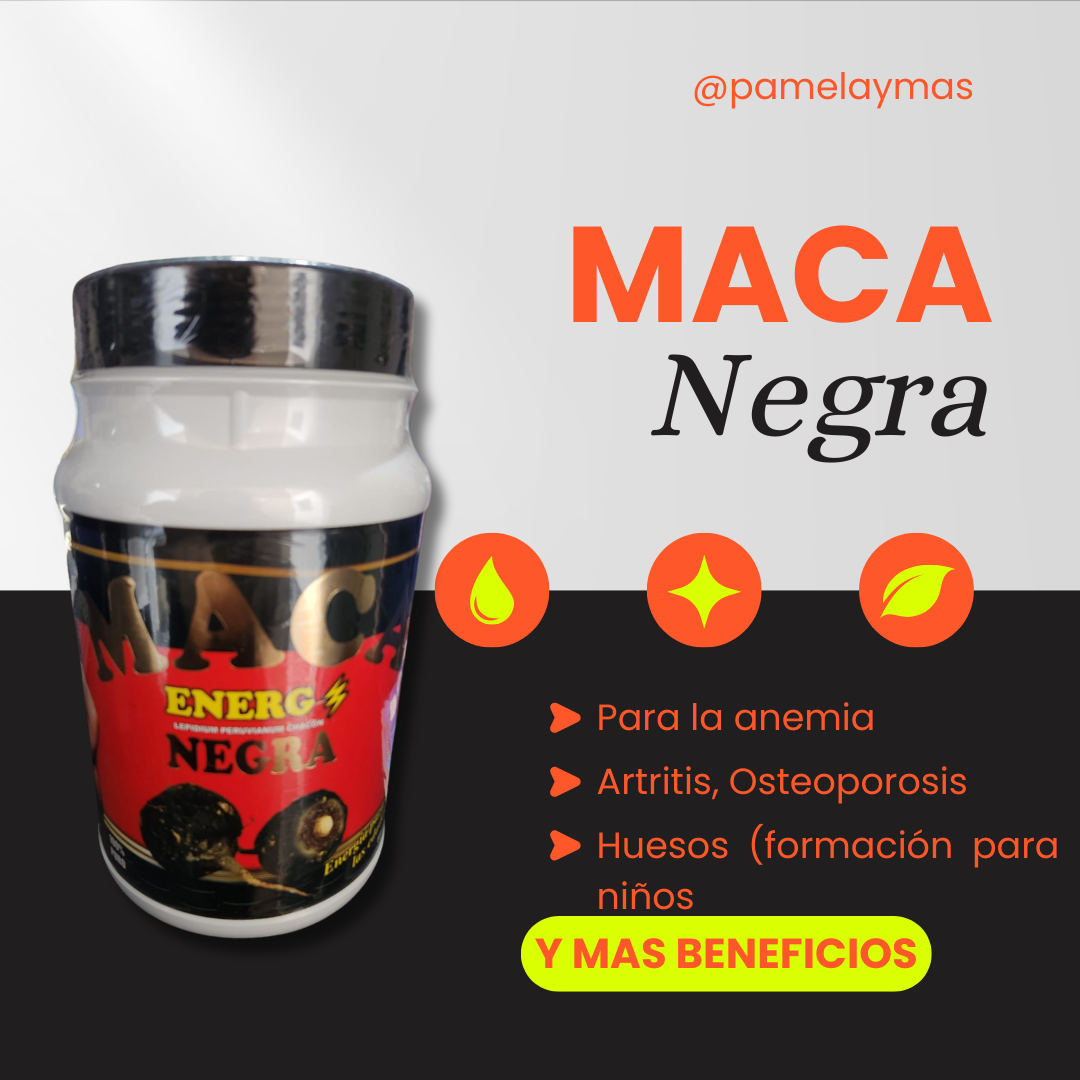 🌱 Maca Negra 100% Natural