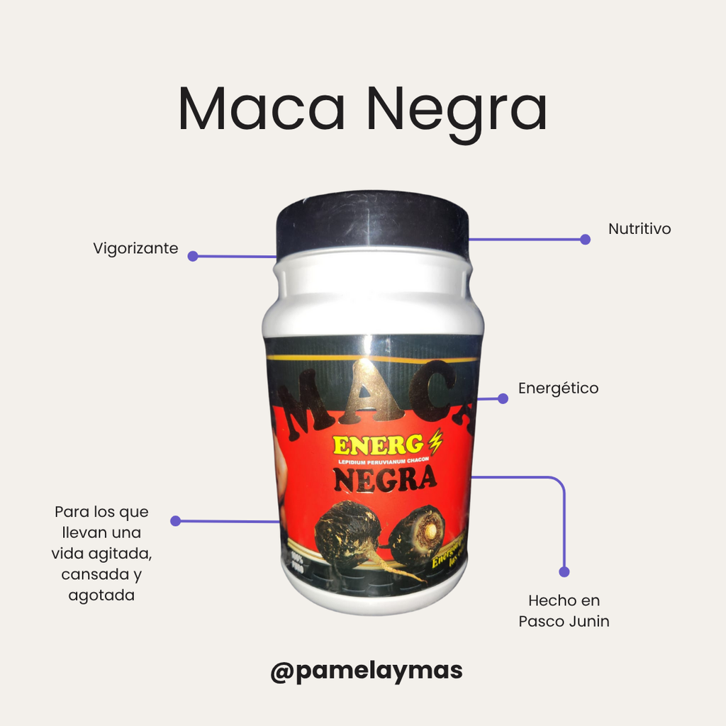 🌱 Maca Negra 100% Natural