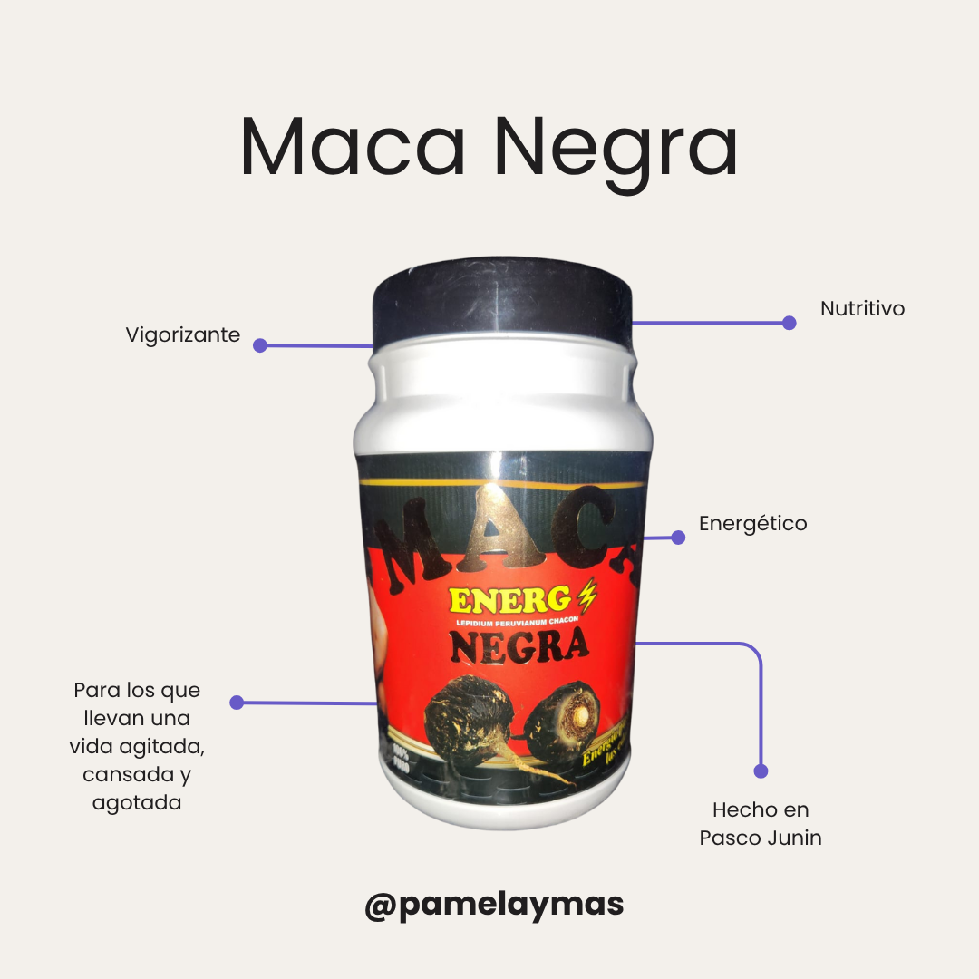 🌱 Maca Negra 100% Natural